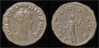 Roman antoninianus Claudius II Gothicus billon antoninianus Salus standing left -