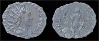 Roman antoninianus Tetricus II billon antoninianus Spes advancing left -