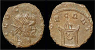Roman antoninianus Divo Claudius II Gothicus billon antoninianus flaming altar -