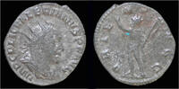Roman antoninianus Valerian I AR antoninianus Sol standing left -