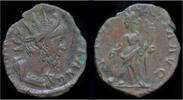 Roman antoninianus Victorinus billon antoninianus Providentia standing left -
