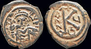 Byzantine follis Maurice Tiberius follis Large K -