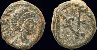 Roman AE9 Aelia Zenonis, wife of Basiliscus, AE9 Monogram of Aelia Zenonis -