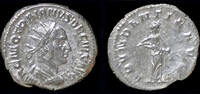Roman antoninianus Trajan Decius AR antoninianus Abundantia standing right -