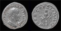 Roman antoninianus Gordian III AR antoninianus Concordia seated left -