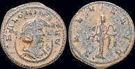 Roman antoninianus Salonina billon antoninianus Salus standing facing -