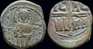 Byzantine AE follis Anonymous AE follis, attributed to Michael IV -