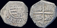 Spain cob real Spain Felipe II-IV silver cob real -