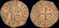 Crusader AE pougeoise Crusader Principality of Antioch Bohémond IV-V AE pougeoise -