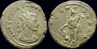 Roman antoninianus Claudius II Gothicus AE antoninianus Fortuna standing left -