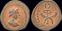 Palmyrene AE Syria Palmyrene Palmyra Pseudo-autonomous issue AE winged caduceus-Very rare! -