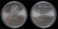 Canada 5 dollar Canada 5 dollar 1976- Montreal olympics- olympic flame -
