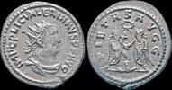 Roman antoninianus Valerian I AR antoninianus Valerian and Gallienus standing facing -