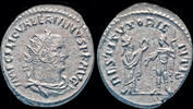 Roman antoninianus Valerian I AR antoninianus the Orient presenting wreath to Emperor -