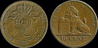 Belgium 10 centiem Belgium Leopold I 10 centiem 1832 -