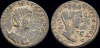 Syria AE28 Syria Antioch Otacilia Severa AE28 bust of the city goddess right -