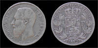 Belgium 5 frank Belgium Leopold II 5 frank 1872 -
