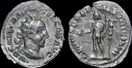 Roman antoninianus Trajan Decius AR antoninianus Genius standing left. -