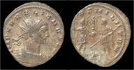 Roman antoninianus Aurelian billon antoninianus Aurelian standing right. -