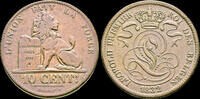 Belgium 10 centiem Belgium Leopold I 10 centiem 1832 -