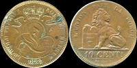 Belgium 10 centiem Belgium Leopold I 10 centiem 1832 -