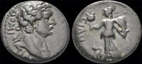 Pamphylia AE17 Pamphylia Side Domitian AE17 Athena advancing left -