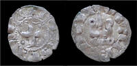 Crusader denier Crusader Archaia John of Gravina billon denier no date -