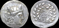Smyrna tetradrachm Ionia Smyrna AR tetradrachm magistrate Menekrates -