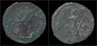 Roman antoninianus Victorinus billon antoninianus Pax standing left -