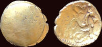 Celtic stater Celtic Britain Attrebates and Regni AV stater British Remic type -