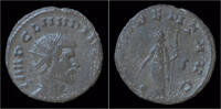 Roman antoninianus Claudius II Gothicus billon antoninianus Providentia standing left -