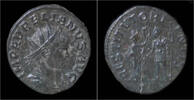 Roman antoninianus Aurelian billon antoninianus female standing right -