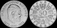 Austria 50 schilling Austria 50 schilling 1973- 100th anniversary of Dr. Theodor Koerner -