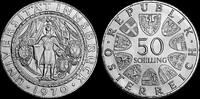 Austria 50 schilling Austria 50 schilling 1970- 300th anniversary of the Innsbruck university -