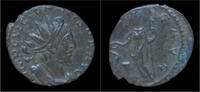 Roman antoninianus Victorinus billon antoninianus Salus standing left -