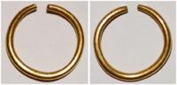 Celtic gold ring money Celtic British Isles gold ring money -