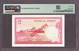 Jersey 5 Pounds 1963 QEII SPECIMEN / CANCELLED Pick-9s2 GEM UNC PMG 66 EPQ