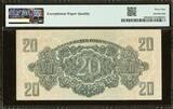 Hungary / Russian Army Occupation 20 Pengo 1944 WWII Pick-M6b CH UNC PMG 64 EPQ