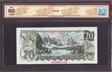 Canada 20 Dollars SPECIMEN 1969 BC-50aS EA-0000000 #184 UNC BCS 60 ORIGINAL