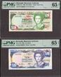 Bermuda $2 to $100 1989 MATCHING LOW # B/1 000550 P-34a-39 GEM UNC PMG 65-67 EPQ