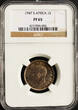 1947 Shilling 1947 South Africa Shilling NGC Graded PF 65 Rare