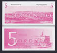 2008 Canada Local Currency TORONTO Dollars 4 Notes $1, 5, 10, 20 UNC