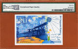 50 Francs France  1997 Pick-157Ad Gem UNC PMG 65 EPQ