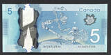 2013 Canada Polymer $5 RADAR Number (HCZ) 6352536 BC-69c Pick-106c GEM UNC
