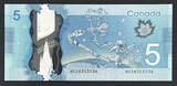 2013 Canada Polymer $5 RADAR Number (HCZ) 6353536 BC-69c Pick-106c GEM UNC