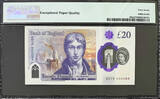 UK (Great Britain) 20 Pounds 2018 Great Britain  Polymer LOW # 000084 P-396a SUP. GEM UNC PMG 67 EPQ