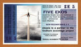 UK (Great Britain) Pound 2003 Scotland Local Currency EKOPIA 2nd Issue 5 Eko  UNC Rare