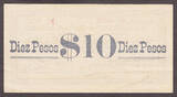 10 Pesos Mexico  1913 P-S555a Crisp AUNC
