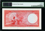 Angola 1000 Escudos 1964 Portuguese Guinea  Pick-43a GEM UNC PMG 66 EPQ
