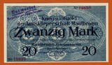 Germany 20 Mark 1918 German Notgeld Kriegsnotgeld Maulbronn  UNC